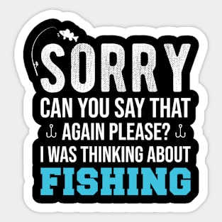 Funny Fishing Sarcastic Fisherman Sayings Fishing Gift Sticker